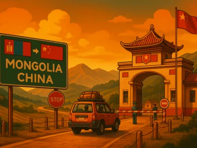 PASSER LA FRONTIÈRE ENTRE LA MONGOLIE ET LA CHINE | GUIDE PRATIQUE 